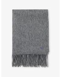 Whistles - Fringed Wool Blanket Scarf - Lyst