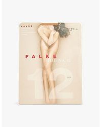 FALKE - Shelina 12 Denier Woven-Blend Stockings - Lyst