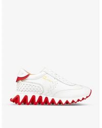 Christian Louboutin - Loubishark Donna Leather Trainers - Lyst