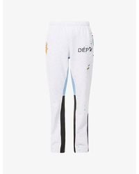 GALLERY DEPT. - Paint-Splattered Logo-Print Cotton Jogging Bottoms - Lyst