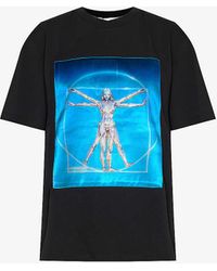 Stella McCartney - X Sorayama Graphic-print Cotton-jersey T-shirt - Lyst