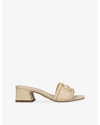 Sam Edelman - Waylon Playa Woven Heeled Mules - Lyst