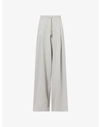 Dries Van Noten - Hadium Wide-Leg Cotton Jogging Bottoms - Lyst