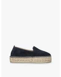 Manebí - Hamptons Double-Sole Flat Suede Espadrilles - Lyst