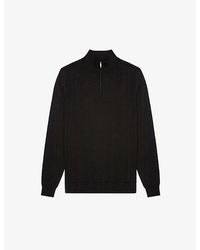 Reiss - Blackhall Funnel-Neck Merino-Wool Jumper - Lyst