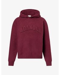 ADANOLA - Varsity Oversize Cotton-Knit Hoody - Lyst
