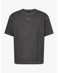 THUG CLUB - Brand-Plaque Cotton T-Shirt - Lyst