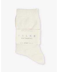 FALKE - Softmerino Ankle-Rise Stretch-Wool Blend Socks - Lyst