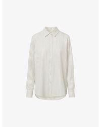 Nué Notes - Essex Striped Stretch-woven Shirt - Lyst