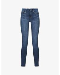 GOOD AMERICAN - Good Legs Skinny High-Rise Stretch Cotton-Blend Jeans - Lyst