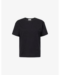 TOTEME - Classic Short-Sleeve Cotton-Jersey T-Shirt - Lyst