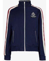 Sporty & Rich - Crown Brand-embroidered Woven Jacket - Lyst