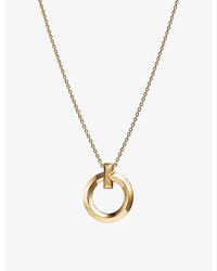 Tiffany & Co. - Tiffany T T1 Circle 18Ct- Pendant Necklace - Lyst