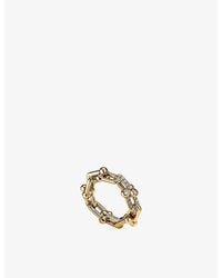 Tiffany & Co. - Tiffany Hardwear Small Link 18Ct- And 0.26Ct Diamond Ring - Lyst