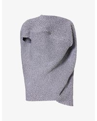 Issey Miyake - Found Pleated Knitted Top - Lyst