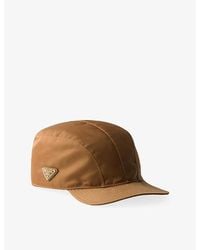 Prada - Re-Nylon Triangle Logo Baseball Cap - Lyst