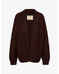 Frenckenberger - Big Knit Wool-And-Cashmere Cardigan - Lyst