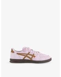 Asics - Skyhand Og Suede Trainers - Lyst