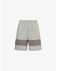 Craig Green - Barrel Colour-blocked Regular-fit Cotton Shorts - Lyst