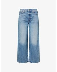 Mother - The Dodger Flood Wide-Leg Denim Jeans - Lyst