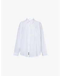 Mother - The Pushing Buttons Classic Cotton Shirt - Lyst