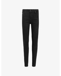 AllSaints - Miller Sizeme Skinny-Leg High-Rise Cotton-Blend Stretch-Denim Jeans - Lyst