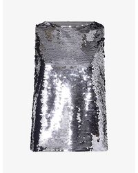 Reformation - Lisa Sequin Knit Top - Lyst