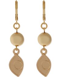Sandro Caprice Earrings - Metallic