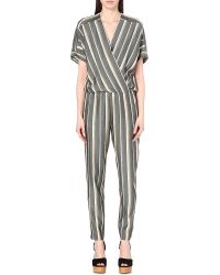 pandora striped jumpsuit
