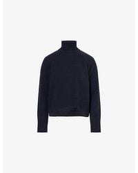 ME+EM - Raglan-Sleeve Detachable-Snood Cashmere Jumper - Lyst