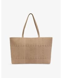 Whistles - Whipstitch Suede Tote Bag - Lyst
