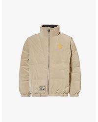 Aape - Brand-embroidered-wear Relaxed-fit Shell-down Jacket X - Lyst