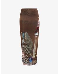 Jean Paul Gaultier - X Shayne Oliver Mesh Maxi Skirt - Lyst