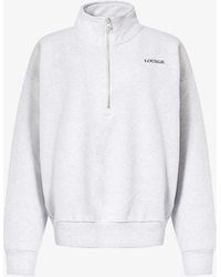 Lounge Underwear - Essential Relaxed-fit Cotton-blend Sweatshirt X - Lyst