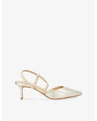 Dune - Charming Leather Slingback Courts - Lyst
