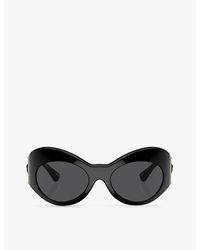 Versace - Ve4462 Irregular-frame Injected Sunglasses - Lyst