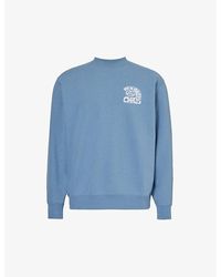 Obey - Peace Program Brand-embroidered Cotton-blend Sweatshirt - Lyst