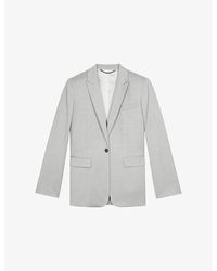 The Kooples - Single-Breasted Notch-Lapel Wool Suit Jacket - Lyst