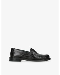 VINNY'S - Yardee Moccasin Leather Loafers - Lyst