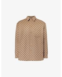 Gucci - Monogram-pattern Patch-pocket Wool Jacket - Lyst