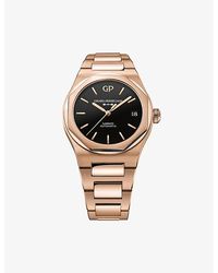 Girard-Perregaux - 81010-52-3118-1cm Laureato 18ct Rose-gold Automatic Watch - Lyst