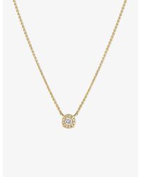 Sif Jakobs - Rome 14Ct- And 0.09Ct Lab-Grown Diamond Necklace - Lyst