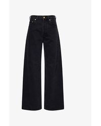 Jacquemus - Le Jeans De Nîmes Wide-Leg High-Rise Jeans - Lyst