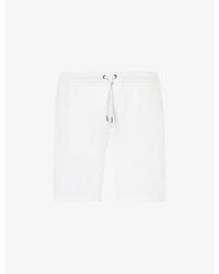 Polo Ralph Lauren - Brand-embroidered Terry-texture Cotton-blend Shorts Xx - Lyst