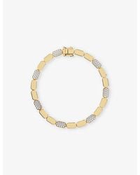 Apm Monaco - Dainty 18Ct-Plated Alloy And Cubic Zirconia Bracelet - Lyst
