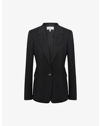 Reiss - Haisley Single-Breasted Wool-Blend Blazer - Lyst