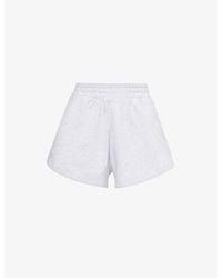 Lounge Underwear - Varsity Brand-embroidered Cotton-jersey Shorts - Lyst