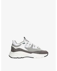 Cleens - Aero Runner Leather, Suede And Mesh Trainers - Lyst