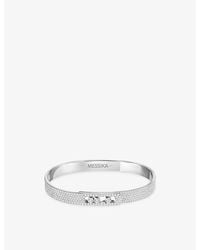 Messika - Move Noa Pavé 18Ct And 2.3Ct Diamond Bangle Bracelet - Lyst
