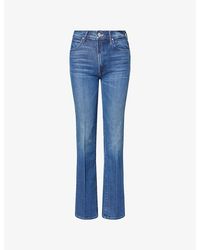 Mother - The Kick It Straight-Leg Stretch-Denim Blend Jeans - Lyst